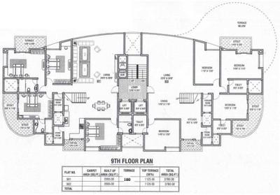 Project Image of 2580.0 - 3780.0 Sq.ft 4 BHK Apartment for buy in Tribute Gemini Riverfront