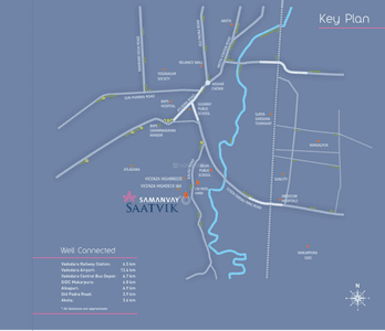 Project Image of 785.45 - 965.97 Sq.ft 2 BHK Apartment for buy in Samanvay Saatvik