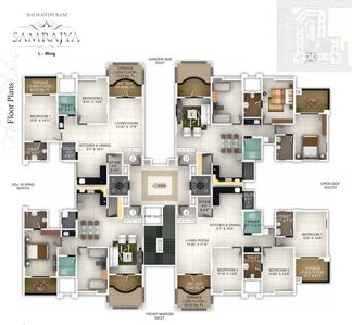 Project Image of 898.0 - 1171.0 Sq.ft 2 BHK Apartment for buy in Pethkar Samrajya