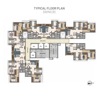 Project Image of 453.0 - 807.0 Sq.ft 1 BHK Apartment for buy in SS Balaji Sarvoday A Wing B Wing And E Wing