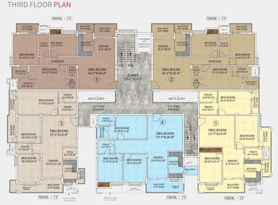 Project Image of 1488.0 - 1836.0 Sq.ft 3 BHK Apartment for buy in Vikramshila Vihar
