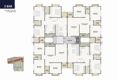 Project Image of 1210.0 - 1680.0 Sq.ft 2 BHK Apartment for buy in Samanvay Saptarshi