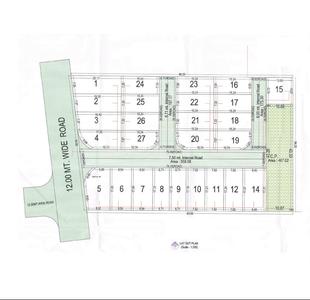 Rajendrasinh Natvarsinh Shantikunj Residency Layout Plan 1