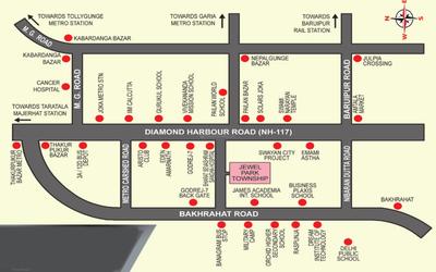 M M Jewel Park Township Location Plan 4