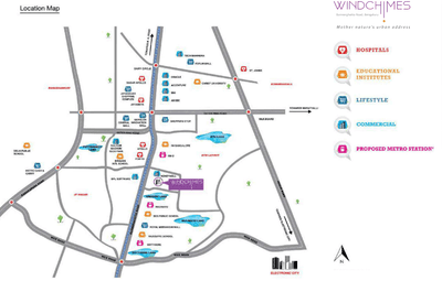 Project Image of 1181.0 - 1956.0 Sq.ft 3 BHK Apartment for buy in Mahindra Windchimes