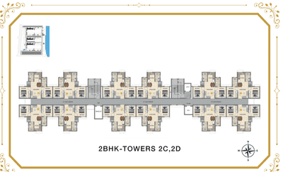 Project Image of 630.0 - 840.0 Sq.ft 2 BHK Apartment for buy in Shriram Sunshine Phase 2