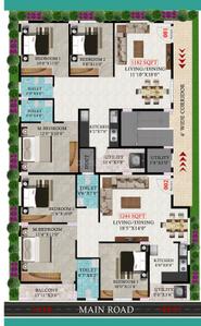 Project Image of 1182.0 - 1244.0 Sq.ft 3 BHK Apartment for buy in Avani Residency