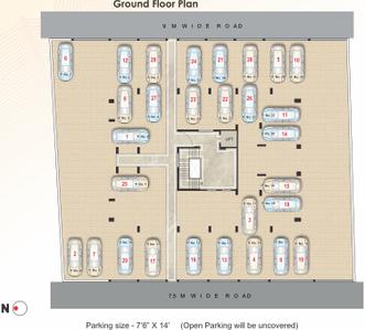 Project Image of 488.0 - 708.0 Sq.ft 2 BHK Apartment for buy in Roongta Shree Tirumala Swastik Apartment