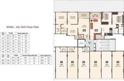 Project Image of 690.0 - 894.0 Sq.ft 2 BHK Apartment for buy in Mantra 29 Gold Coast Phase 4