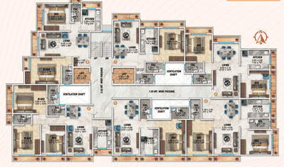 Project Image of 483.95 - 853.9 Sq.ft 1 BHK Apartment for buy in Veer Vishwa