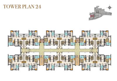 Project Image of 1035.0 - 1060.0 Sq.ft 2 BHK Apartment for buy in 24K
