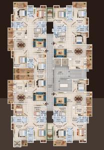 Project Image of 928.0 - 1946.0 Sq.ft 2 BHK Apartment for buy in Uttarayan Shreejoni II