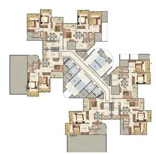 Project Image of 1235.0 - 2465.0 Sq.ft 2 BHK Apartment for buy in Ajmera Iconic 