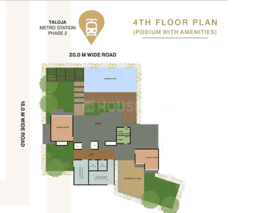 Project Image of 0.0 - 517.53 Sq.ft 2 BHK Apartment for buy in Satyam Imperia