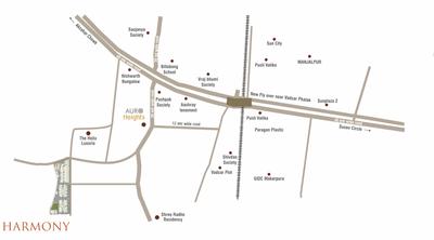 Project Image of 640.0 - 814.0 Sq.ft 2 BHK Apartment for buy in Auro Harmony