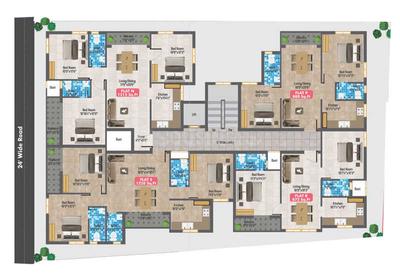 GP Flora Emerald GP Flora Emerald Cluster Plan from 1st to 3rd Floor 1