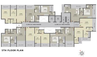 Project Image of 0.0 - 637.0 Sq.ft 1 BHK Apartment for buy in Shreesha Hill