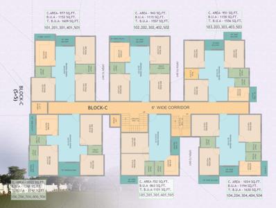 Project Image of 1101.0 - 2497.0 Sq.ft 2 BHK Apartment for buy in Infocity Raj Manohar Residency II