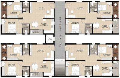 Project Image of 895.0 - 1030.0 Sq.ft 2 BHK Apartment for buy in Shivantha Gardenia