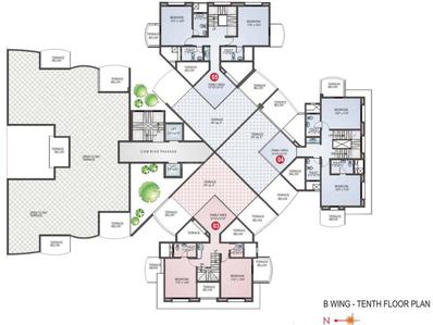 Project Image of 981.0 - 1270.0 Sq.ft 2 BHK Apartment for buy in Kunal Crimson