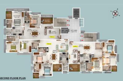 Project Image of 1436.0 - 1961.0 Sq.ft 2 BHK Apartment for buy in Symphony By Varma