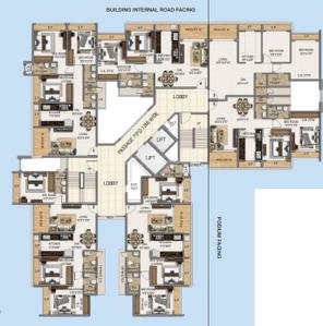 Project Image of 659.0 - 848.0 Sq.ft 2 BHK Apartment for buy in Triveni Majesta Wing A Phase I