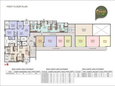 Project Image of 605.0 - 858.0 Sq.ft 1 BHK Apartment for buy in Hill Crest Phase II