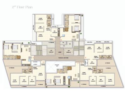 Project Image of 538.0 - 586.0 Sq.ft 2 BHK Apartment for buy in Garg Sky