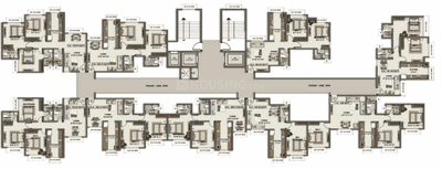 Project Image of 361.13 - 729.25 Sq.ft 1 BHK Apartment for buy in RITZ Tower F