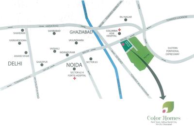 Project Image of 795.0 - 2745.0 Sq.ft 2 BHK Apartment for buy in Color Homes