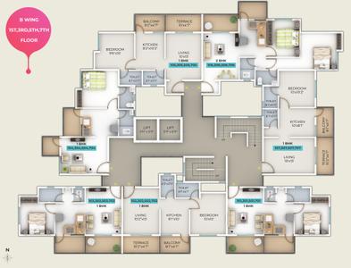 Project Image of 400.42 - 551.65 Sq.ft 1 BHK Apartment for buy in Samarth Serenity