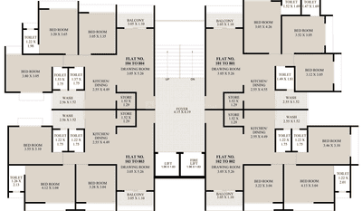 Project Image of 0.0 - 780.0 Sq.ft 3 BHK Apartment for buy in Dhanani Shivdhara Campus