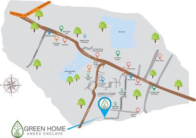 Project Image of 975.0 - 1545.0 Sq.ft 2 BHK Apartment for buy in Green Anees Enclave