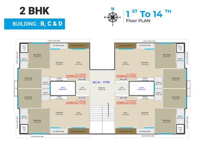 Project Image of 691.26 - 978.33 Sq.ft 2 BHK Apartment for buy in Mahalaxmi Sky Antilia