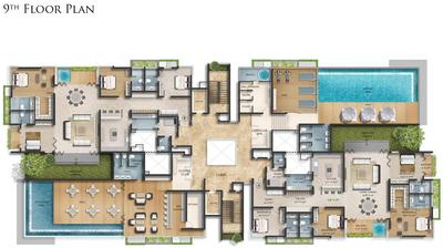 Project Image of 2475.0 - 2534.0 Sq.ft 4 BHK Apartment for buy in Ozone The Gardenia