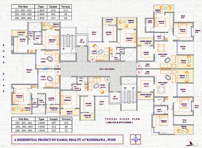 Project Image of 442.0 - 829.0 Sq.ft 1 BHK Apartment for buy in Kamal Glory