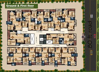 Project Image of 885.0 - 1246.0 Sq.ft 2 BHK Apartment for buy in DS Max Smaran