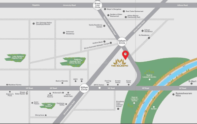 Project Image of 1077.68 - 2223.93 Sq.ft 3 BHK Apartment for buy in The Majestic