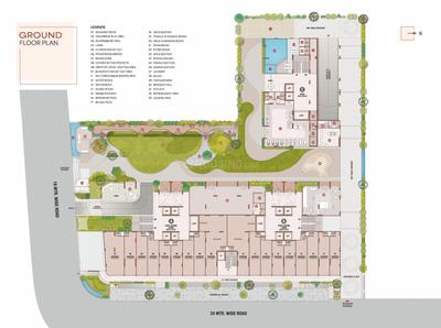 Project Image of 2403.0 - 2727.0 Sq.ft 3 BHK Apartment for buy in Aaryan The Blue Corner