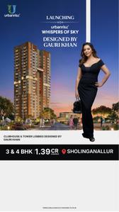 Project Image of 1590.0 - 2146.0 Sq.ft 3 BHK Apartment for buy in Urbanrise Whispers Of Sky