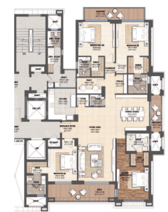 Project Image of 0.0 - 2324.47 Sq.ft 4 BHK Apartment for buy in Valencia Tower