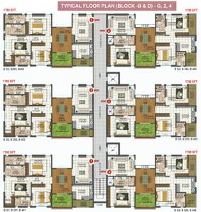 Project Image of 1325.0 - 2115.0 Sq.ft 2 BHK Apartment for buy in Sivaa Shakthi The Lawnz