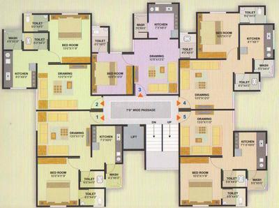 Project Image of 720.0 - 1035.0 Sq.ft 1 BHK Apartment for buy in Aman Residency 1