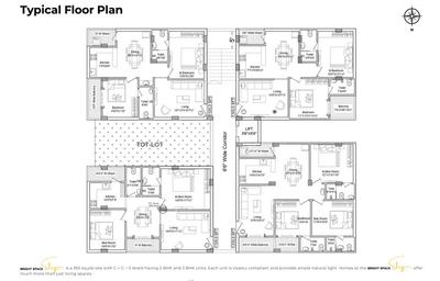 Project Image of 1099.96 - 1329.99 Sq.ft 2 BHK Apartment for buy in Bright Space Shagun