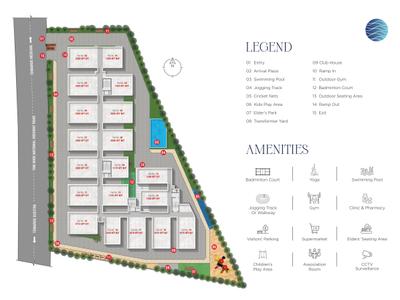 Project Image of 1036.03 - 1678.95 Sq.ft 2 BHK Apartment for buy in Amrutha Sagar