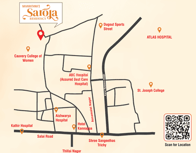 Project Image of 800.0 - 1428.0 Sq.ft 2 BHK Apartment for buy in Navarathna Saroja Residency