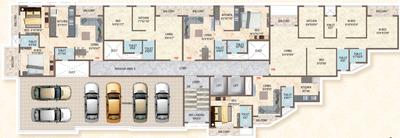 Infinity Ideal Palace Building 1 Cluster Plan 1