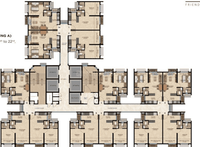 Project Image of 451.55 - 534.97 Sq.ft 2 BHK Apartment for buy in Dosti Greater Thane Sector 3A Cluster 2 Phase 3
