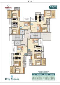 Project Image of 381.9 - 643.9 Sq.ft 1 BHK Apartment for buy in Deep Nirvana