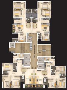 Project Image of 639.0 - 934.0 Sq.ft 2 BHK Apartment for buy in Dosti Mezzo 22
